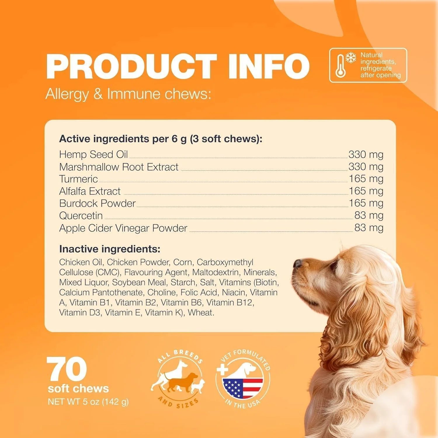 Travel Pack Seasonal Environmental Canine Allergies Support Chews Itch Relief