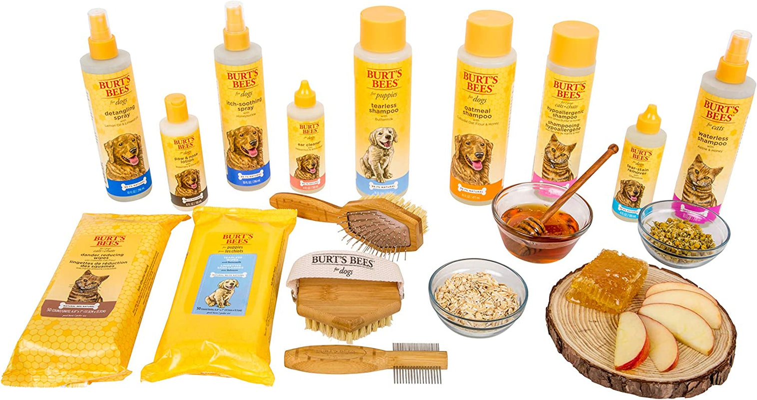 Burt'S Bees for Cats Dander Reducing Wipes - Kitten and Cat Wipes for Grooming - Burts Bees Cat Dander Wipes, Cat Grooming Wipes, Pet Wipes Cats, Cat Cleaning Wipes, Natural Cat Wipes, Cat Fur Wipes