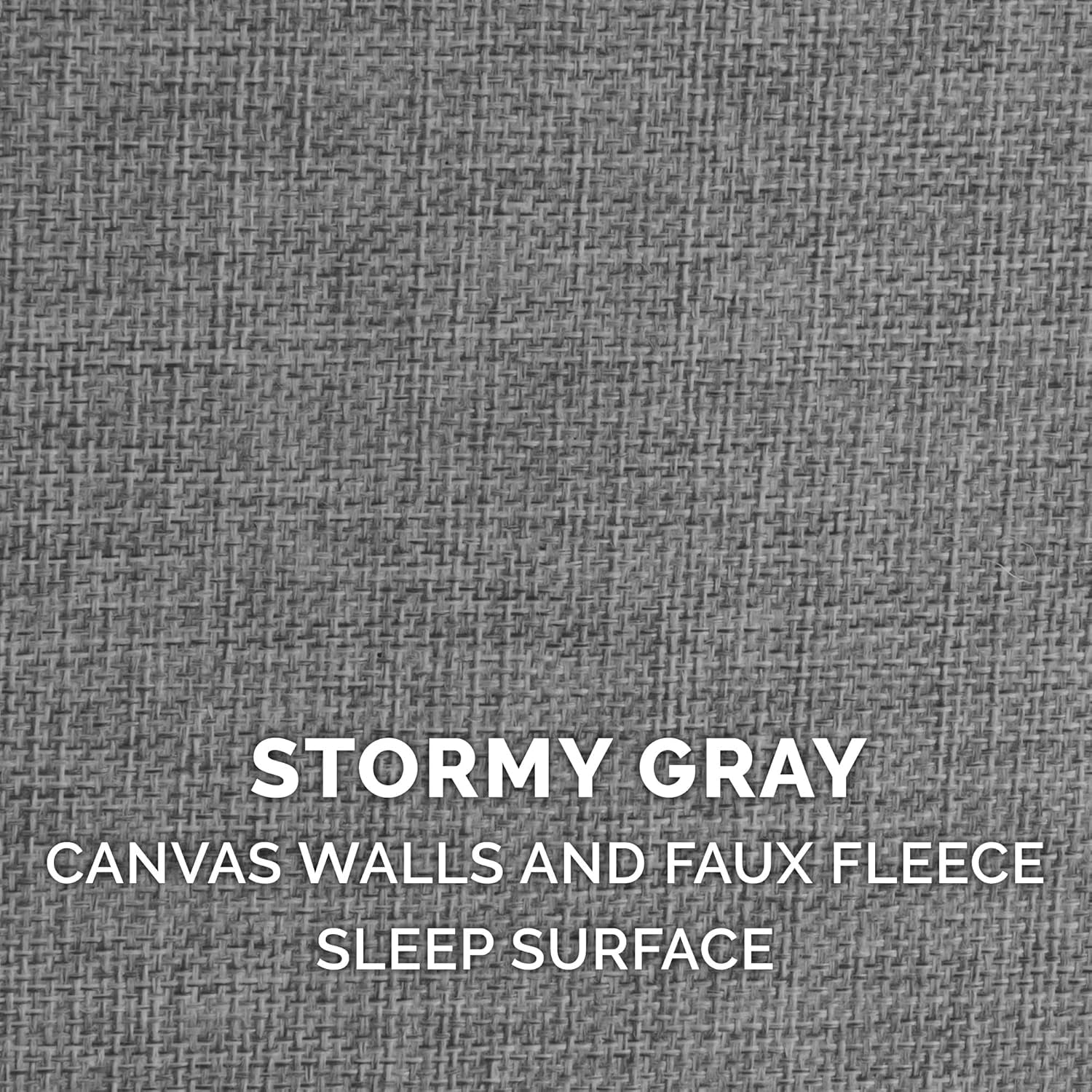 Pet House for Cats and Small Dogs - Collapsible Living Room Ottoman Footstool Cat Cave Condo Storage, Stormy Gray, Small